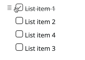 Move todo item with drag and drop